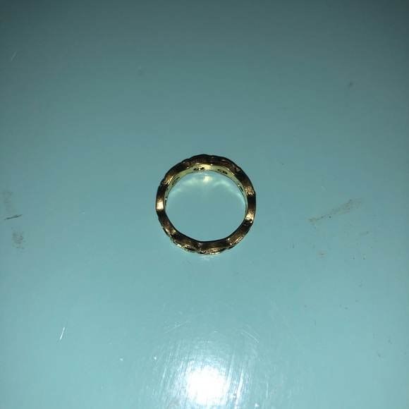 Gold Rope Ring Size 4.5 - Picture 2 of 2
